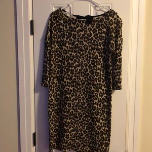 Cheetah print dress